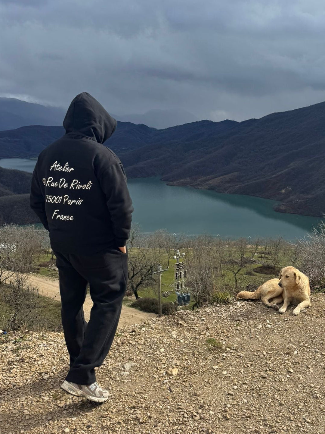 Art Collection Black Hoodie