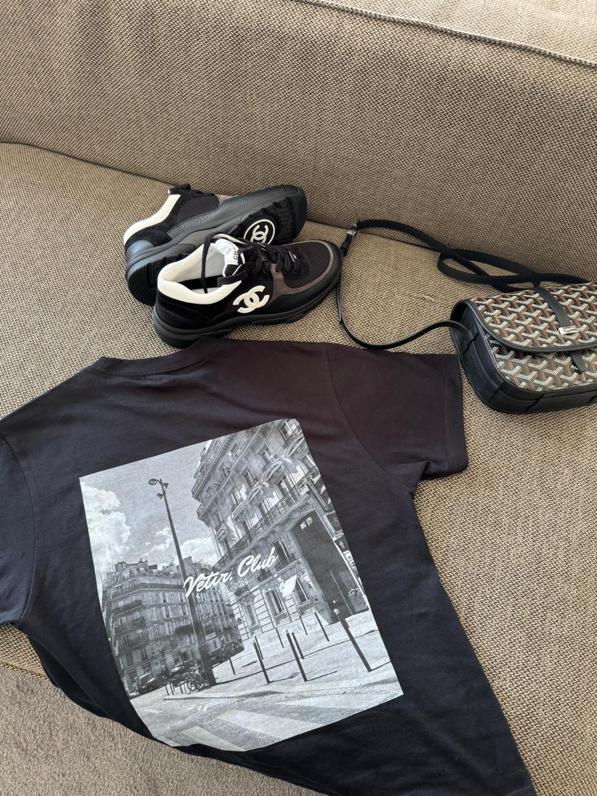 VV x Club Oversized T-shirt Black