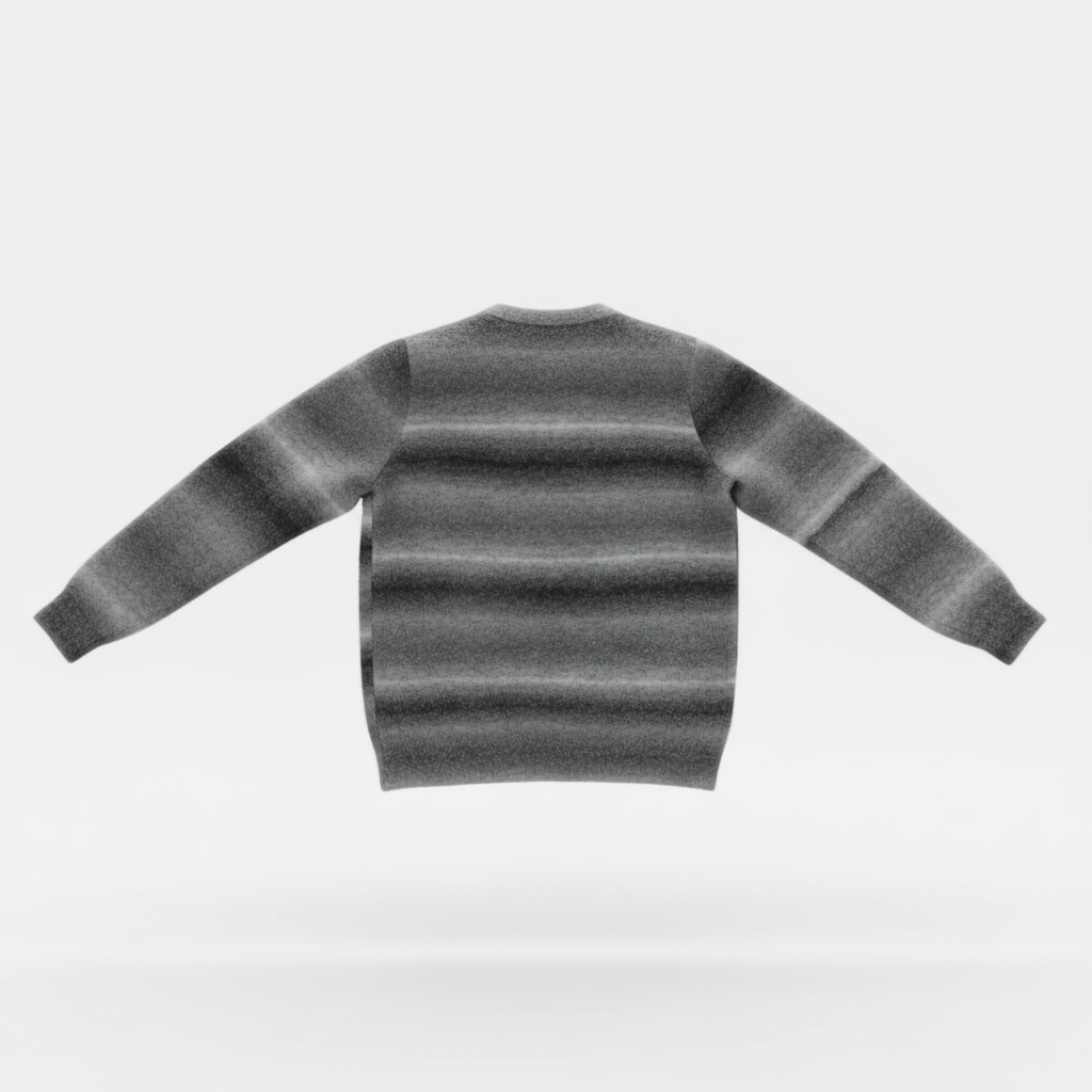 Mohair Knitwear Striped Sweater