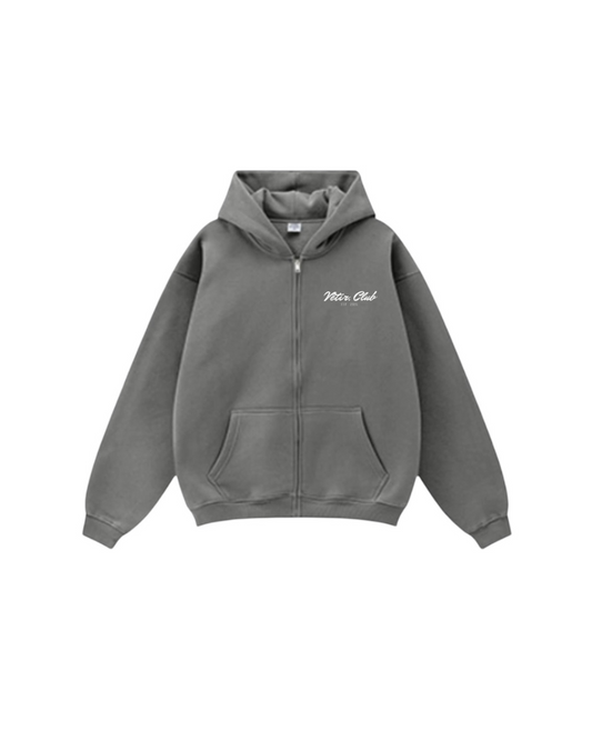 Club Collection Zip Hoodie Grey