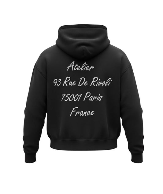 Art Collection Black Hoodie