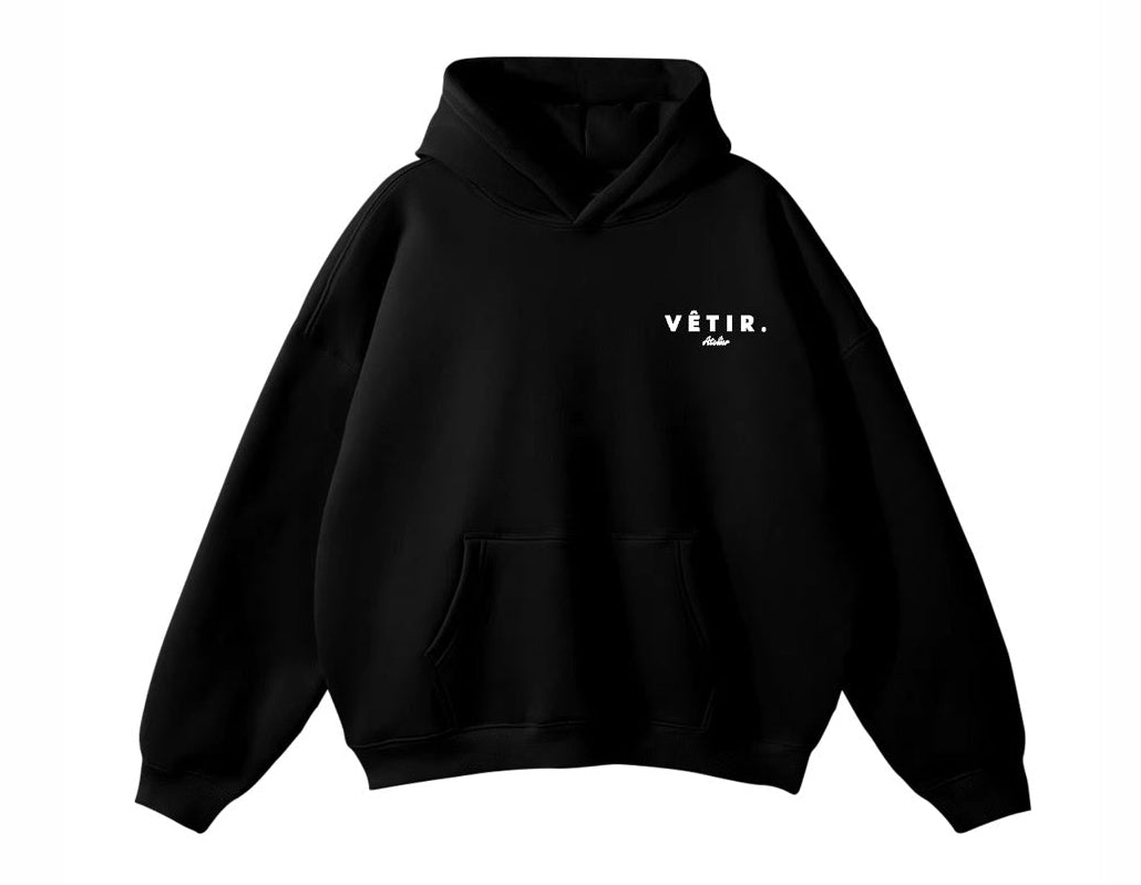 Art Collection Black Hoodie